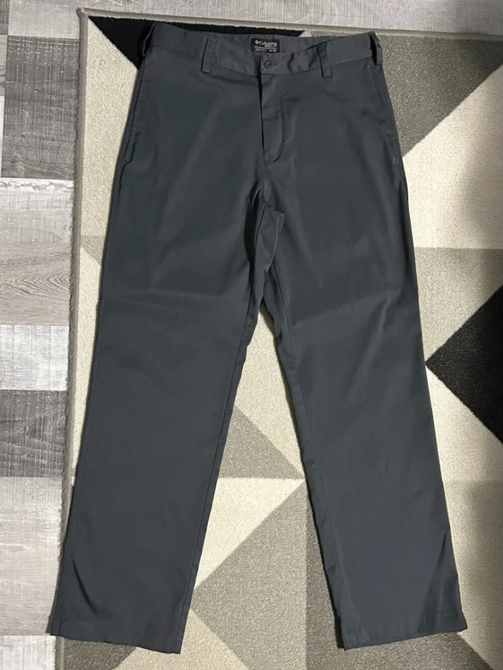 Columbia Men's Gray Golf Omni-Wick Stableford Straight Leg Pants Size 32 X 30